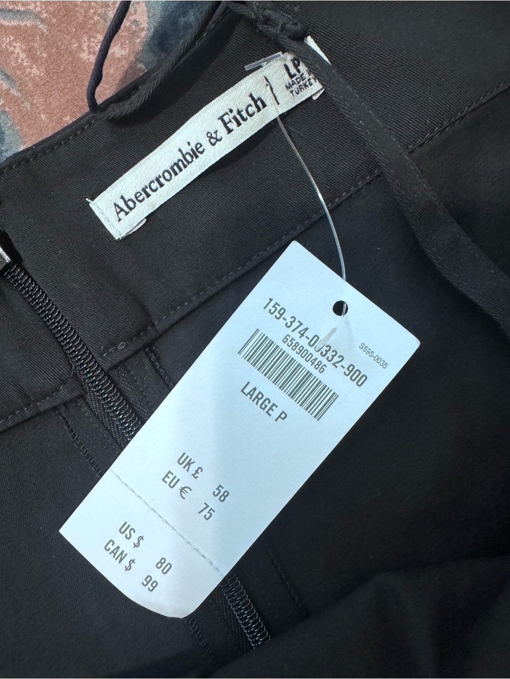 Abercrombie & Fitch Black Spaghetti-Strap Mini Dress - Picture 6 of 7